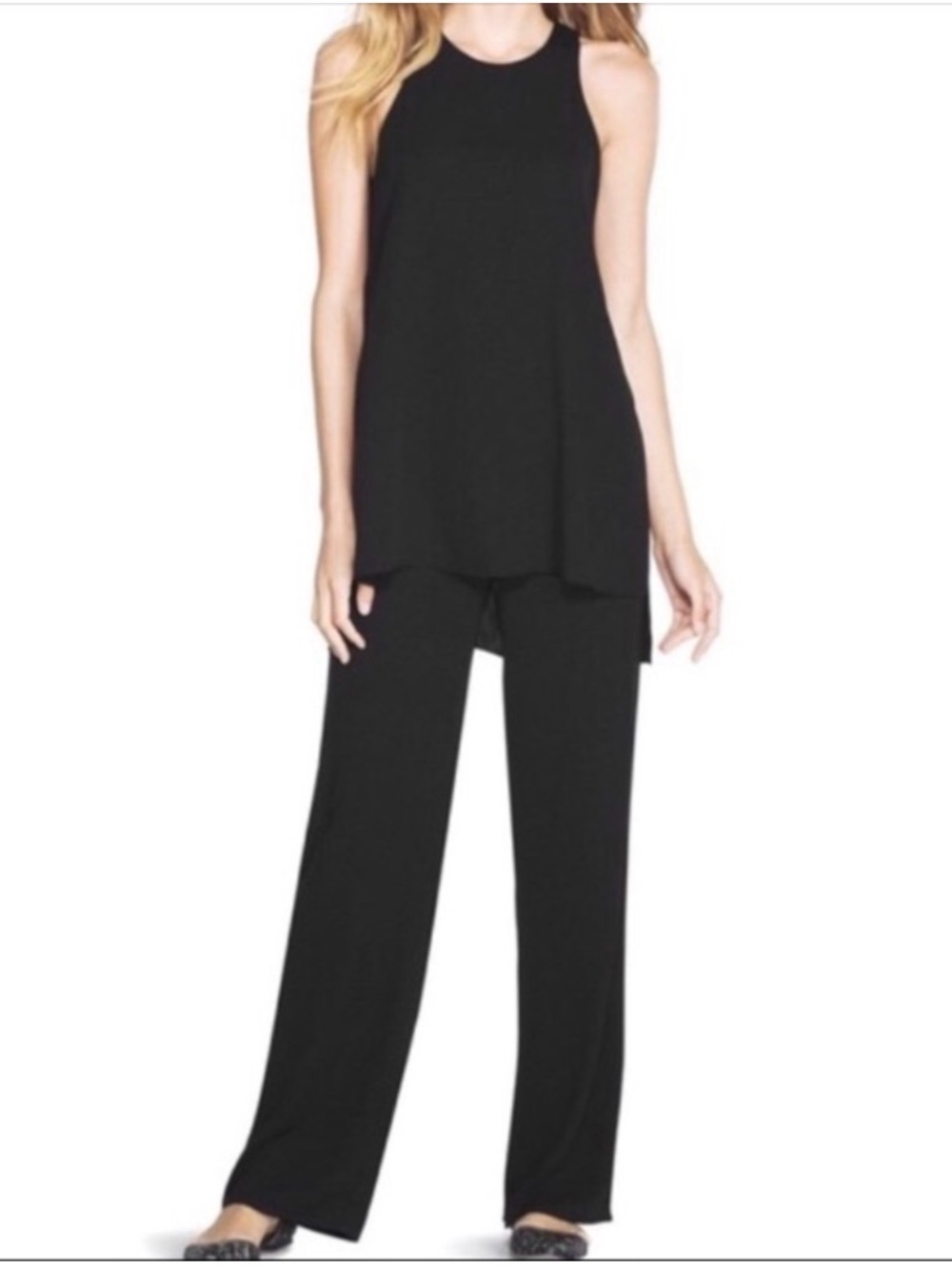 White House Black Market Black Jumpsuit Size 10